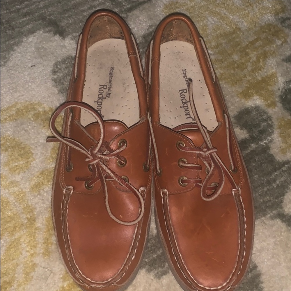 Rockport mens 10.5 boat shoes
